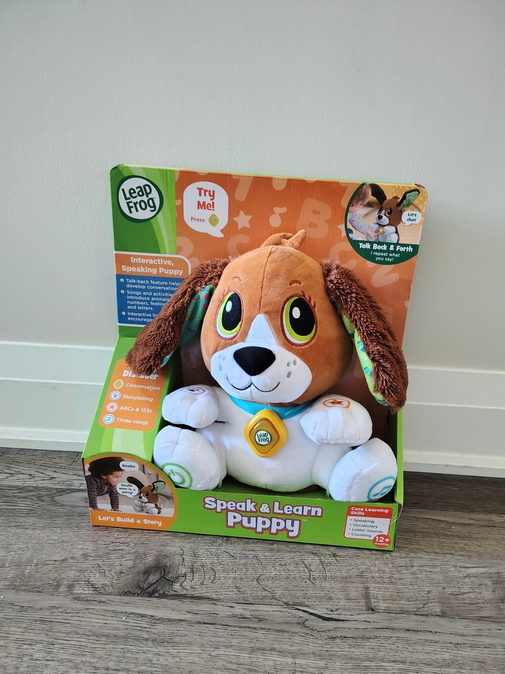 LeapFrog Speak & Learn Puppy With Talk-Back Feature
